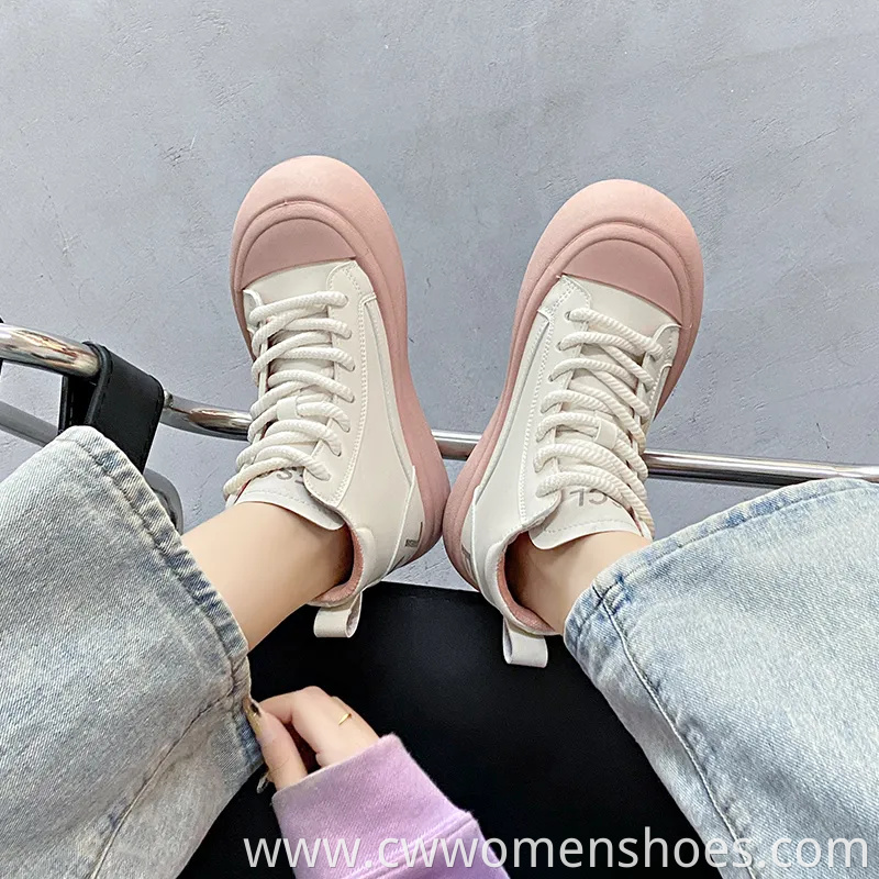 Women's New Star Big Toe Bread Shoes Casual and Comfortable Thick-Soled Sneakers
